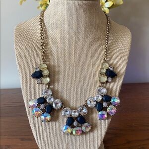 NWT J Crew Rhinestone Statement Necklace
